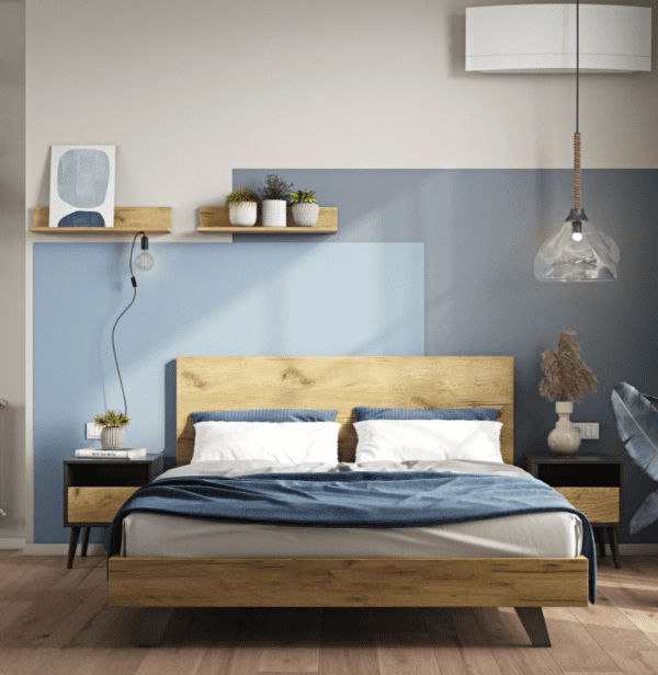 Loft Ξύλινο Κρεβάτι