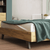 Loft Ξύλινο Κρεβάτι
