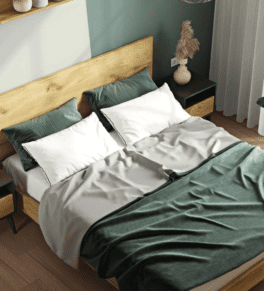 Loft Ξύλινο Κρεβάτι